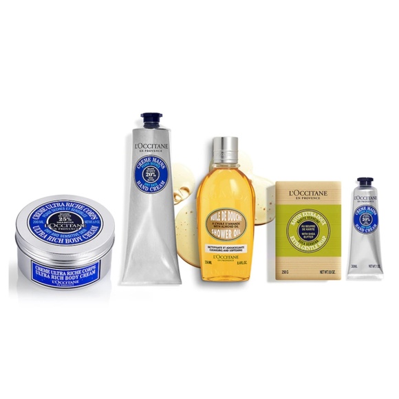 🇫🇷 L'Occitane En Provence Bath And Body 5 Piece Full Size Set - Picture 1 of 8